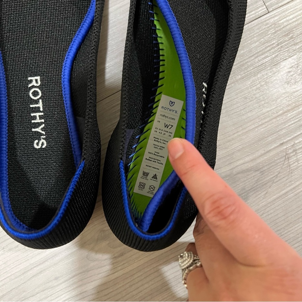 Rothy's Women's The Point Flats - Picture 10 of 14